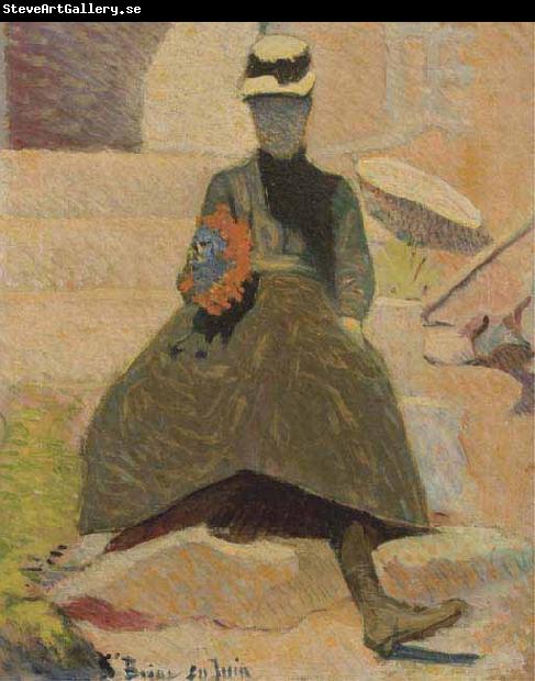 Emile Bernard Femme a Saint Briac